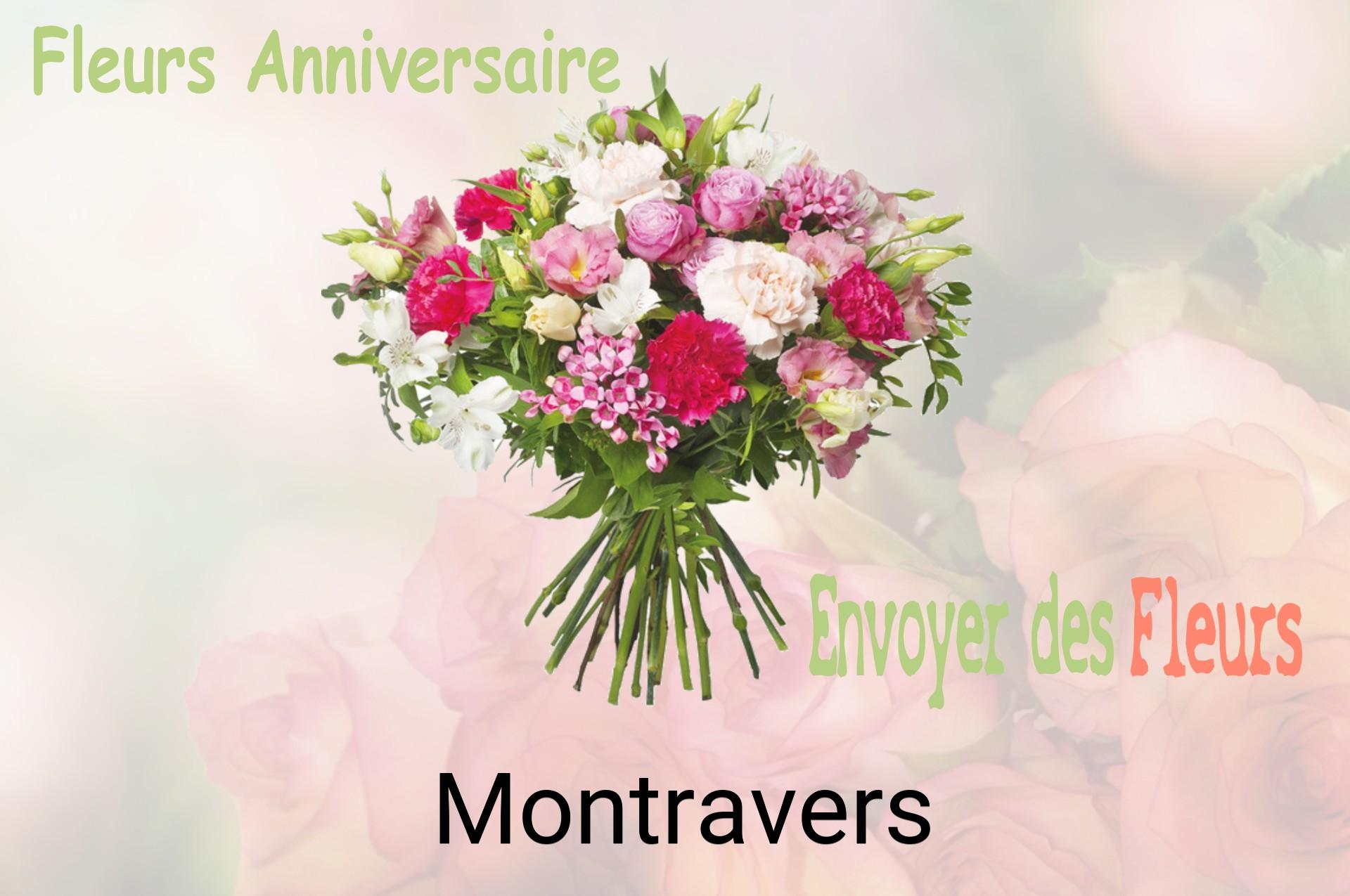 Bouquet de fleurs d’anniversaire livré à Montravers